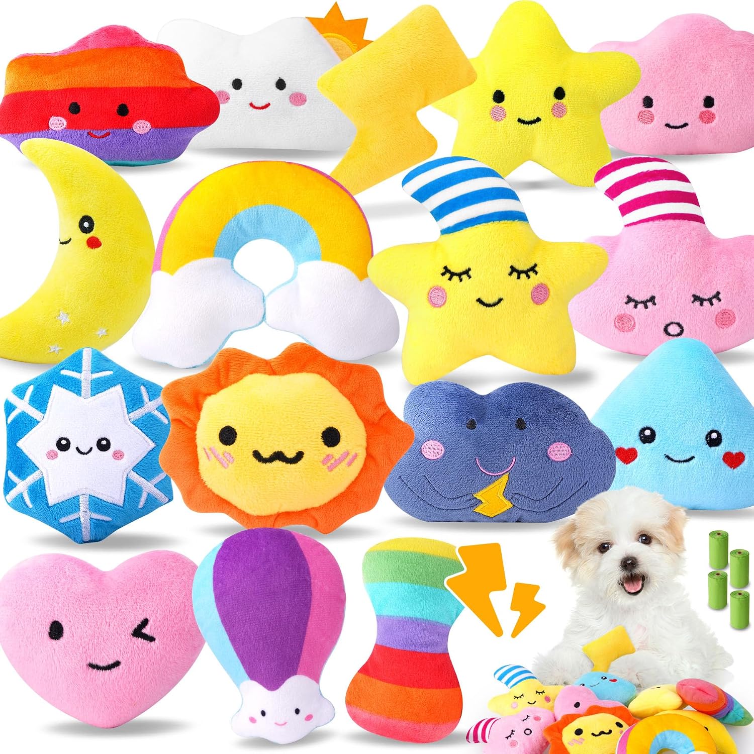 QTwoof imported pet toy set packaging layout showcasing the premium quality materials for Indian pet owners.