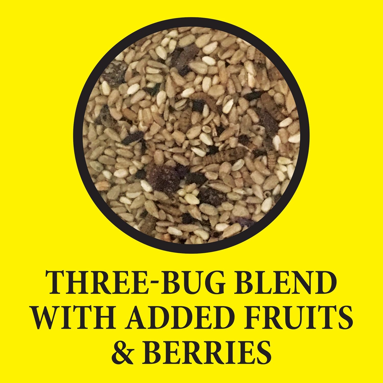 Wild Delight bird food label showing ingredients