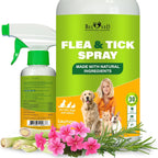 Beloved Pets natural flea and tick home spray bottle front view