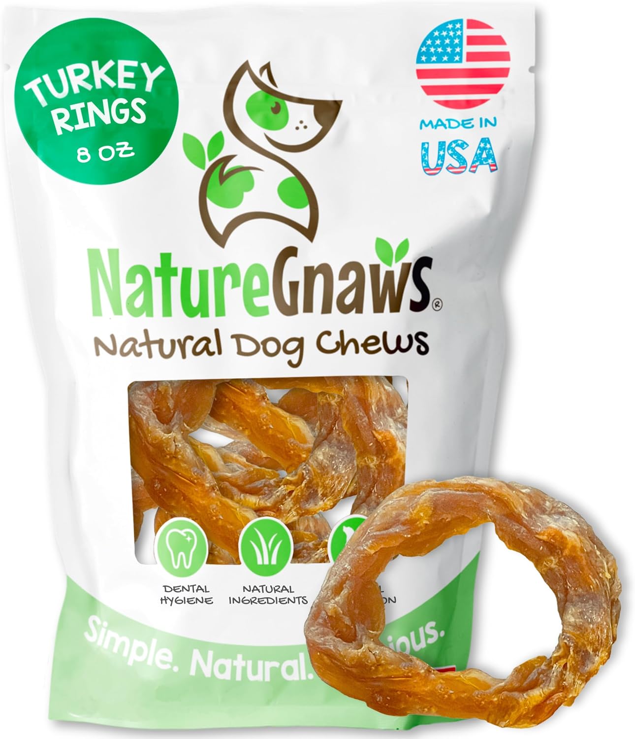 Nature Gnaws USA Turkey Tendons for Dogs (4oz) - Delicious Grain Free Reward Snack for Small, Medium & Large Breeds - Premium Natural Dog Chew Treats - Image 9