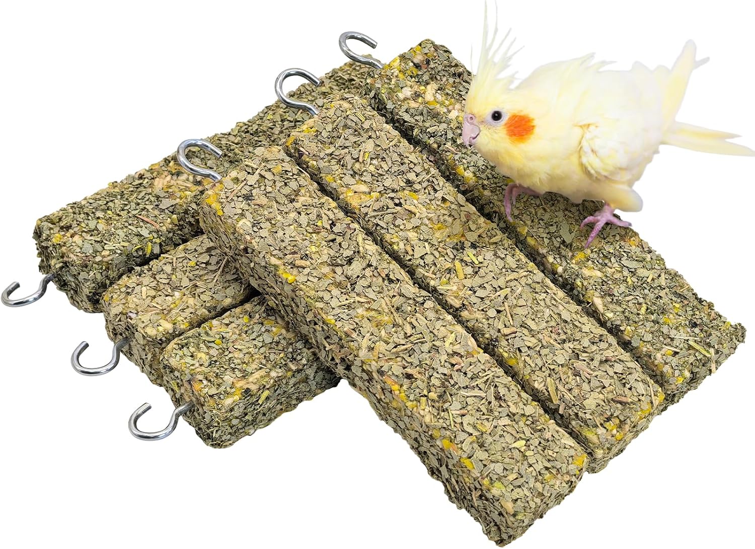 Fhiny Parakeet Treats, 2 PCS Natural Bird Crunch Sticks Grains & Vegetable Budgie Snacks Cockatiel Food Sticks Long-Lasting Chewing Toys for Parakeet Cockatiel Budgie Conure Parrot Lovebird Finch - Image 11