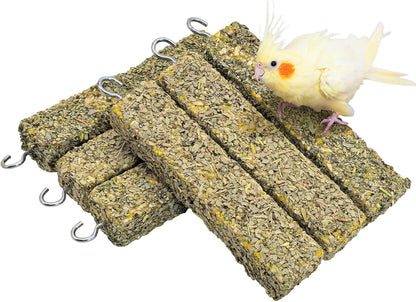 Fhiny Parakeet Treats, 2 PCS Natural Bird Crunch Sticks Grains & Vegetable Budgie Snacks Cockatiel Food Sticks Long-Lasting Chewing Toys for Parakeet Cockatiel Budgie Conure Parrot Lovebird Finch - Image 11