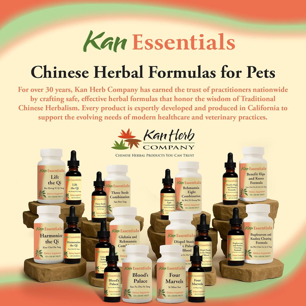 USA imported Kan Herbs Four Marvels supplement for pet fluid balance