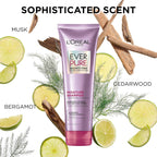 L'Oral Paris Moisture Sulfate Free Shampoo, Hair Care for Color-Treated Hair with Rosemary Botanicals, EverPure, 8.5 Fl Oz - Image 9