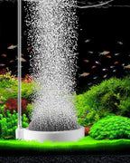 BLOTFISH convex air stone aquarium bubbler front view showcasing the white nanobubble diffuser disk.
