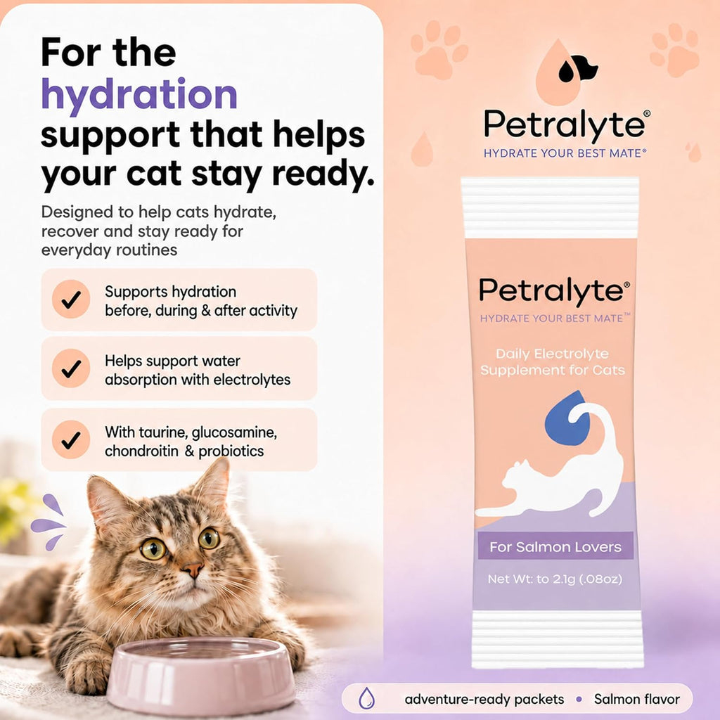 Petralyte cat hydration powder packaging details