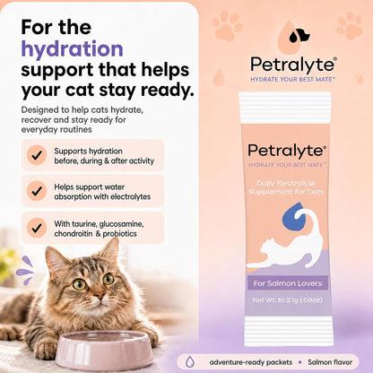 Petralyte cat hydration powder packaging details