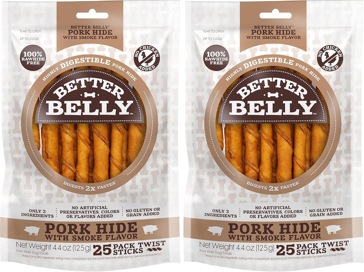 Better Belly Chicken Liver Rawhide Small Dog Bones, 10-Count - Image 15