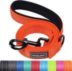 VIVAGLORY Dog Leash Dailyx Pet Leash with Soft Padded Handle for Training & Walking, Heavy Duty & Double Layer Nylon for Pet Puppy Collar, 3ft x 1in, Black - Image 11