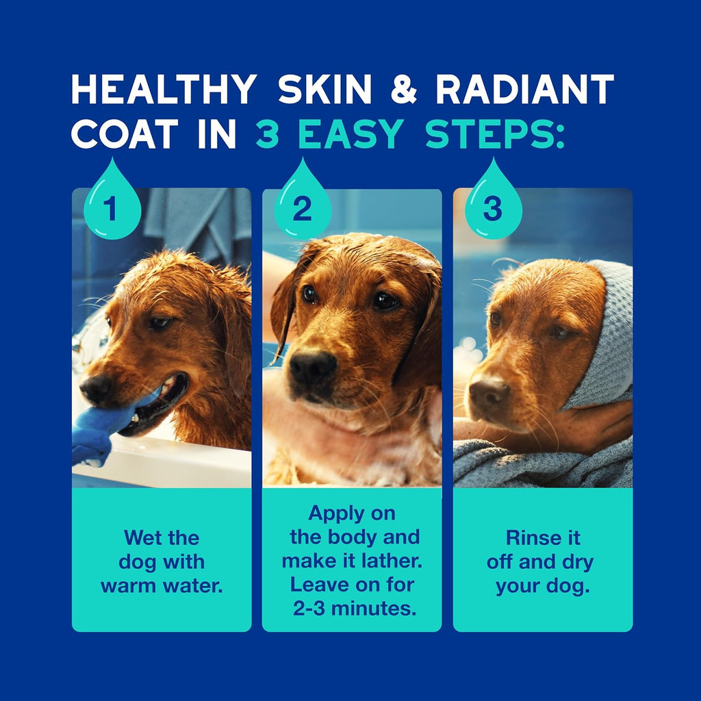 High quality imported dog shampoo for skin hydration