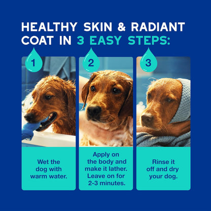 High quality imported dog shampoo for skin hydration