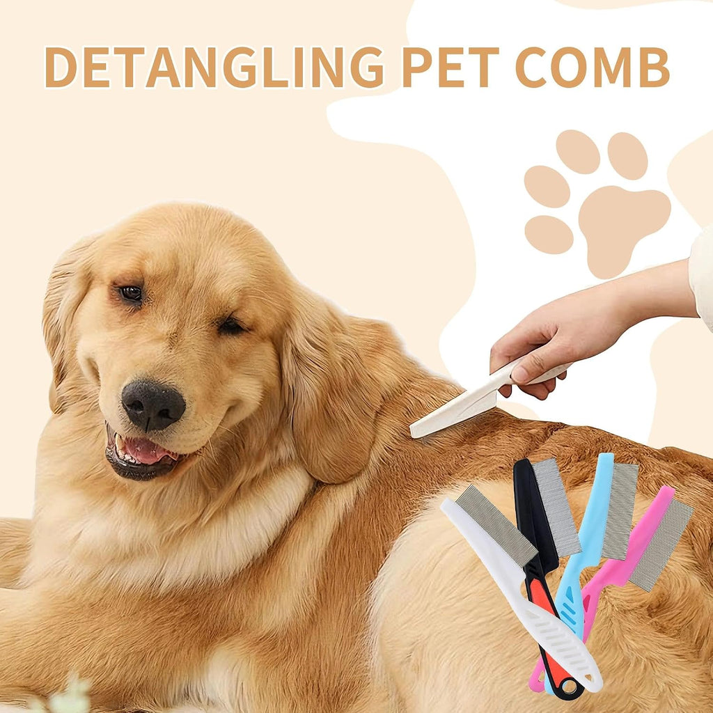 Professional stainless steel pet detangling tool