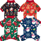 XPUDAC 4 Pack Dog Pajamas for Small Dogs Pjs Clothes Puppy Onesies Outfits for Doggie Duck Shirts Sleeper for Pet-M - Image 9