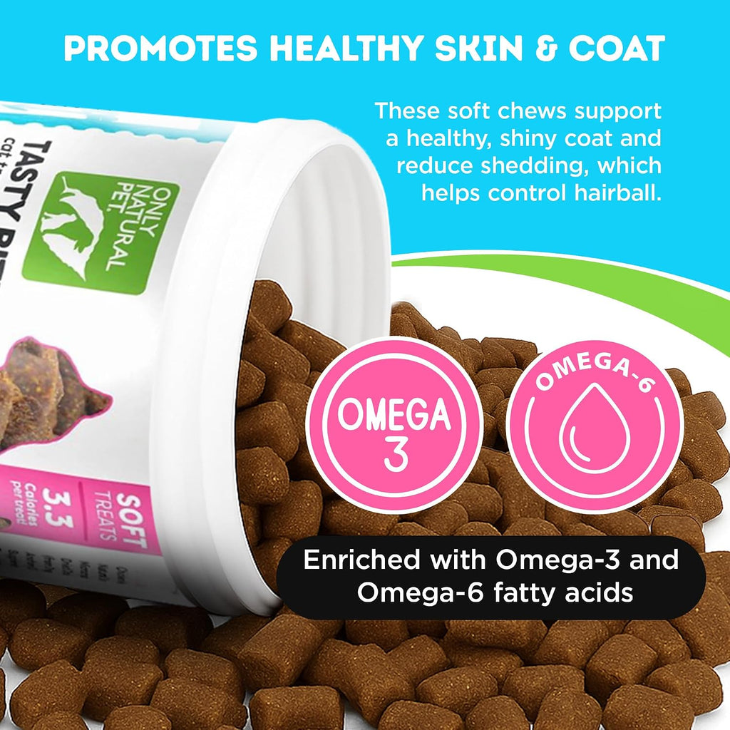 Only Natural Pet Hairball Care Soft Chews side angle view