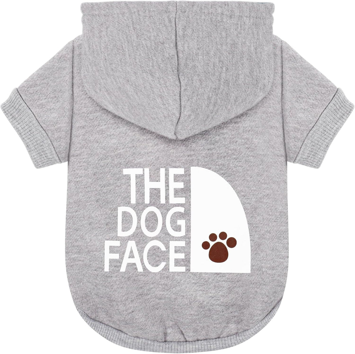 Paiaite imported pet warm jacket back design showcasing the urban print detailing
