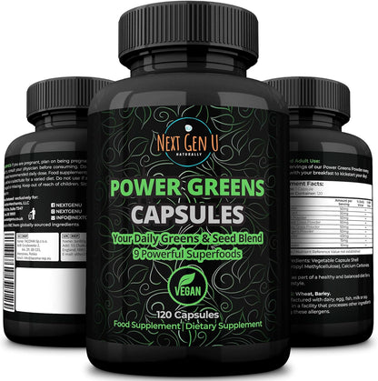 Next Gen U Super Greens immune support bottle front view