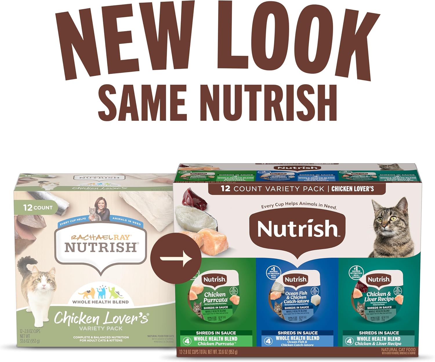 Nutrish Ocean Fish and Chicken Catchiatore flavor nutritional details