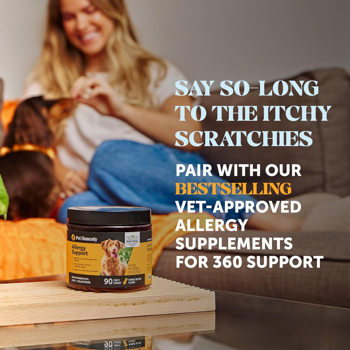 Pet Honesty veterinarian recommended topical skin spray for pets