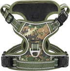 Timos No Pull Dog Harness,NO Need Go Over Dogs Head 3 Snap Buckles Reflective Oxford No Choke Harness with Front & Back 2 Metal Leash Clips Soft Padded for Small Medium Large Dogs Pink S - Image 10
