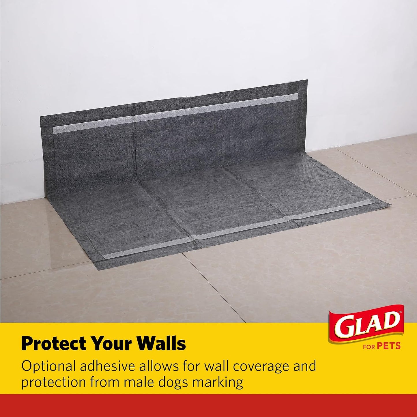 Heavy duty pet training pads showing multi layer absorption gel technology