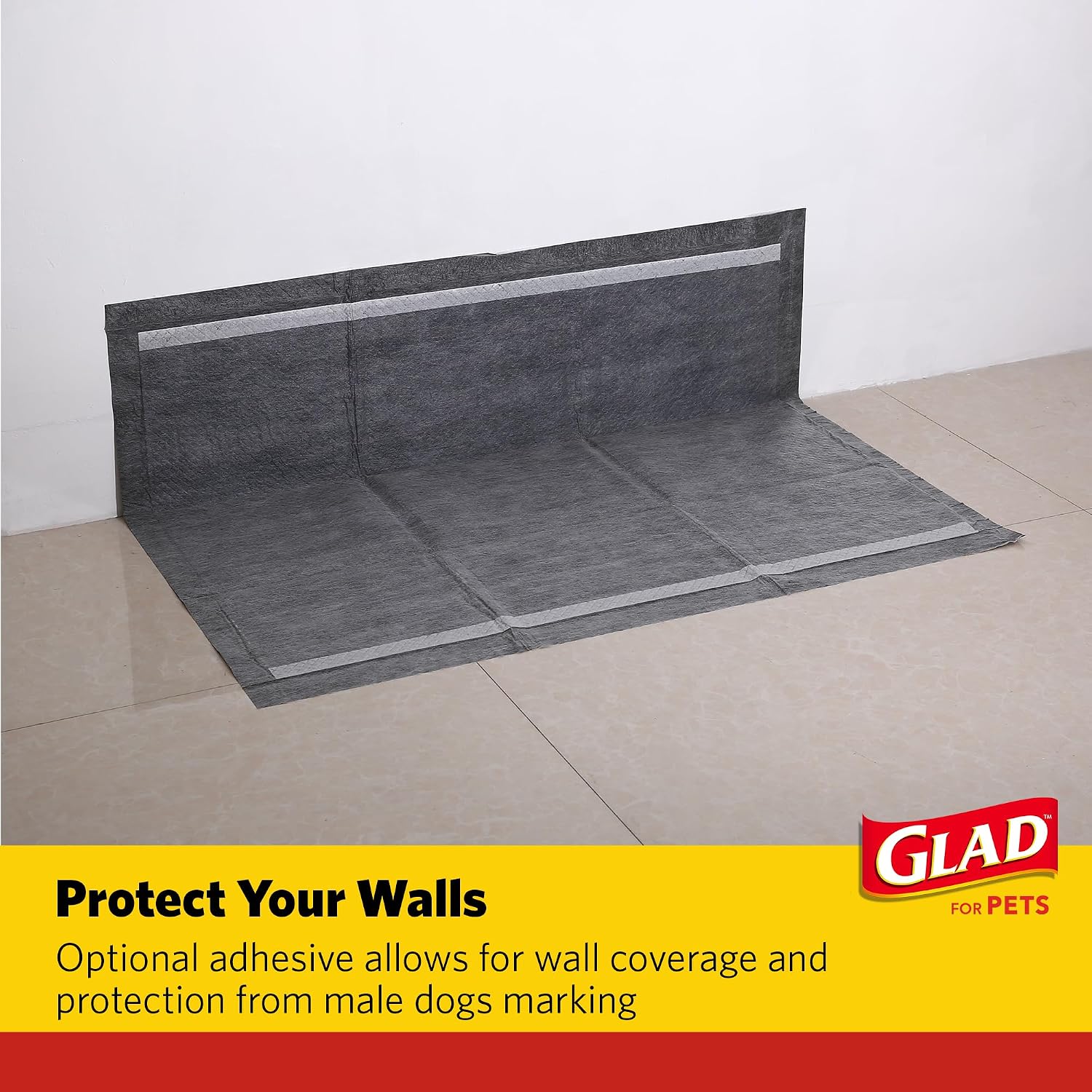 Heavy duty pet training pads showing multi layer absorption gel technology