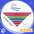 Close up of rainbow edge on dog straw sombrero