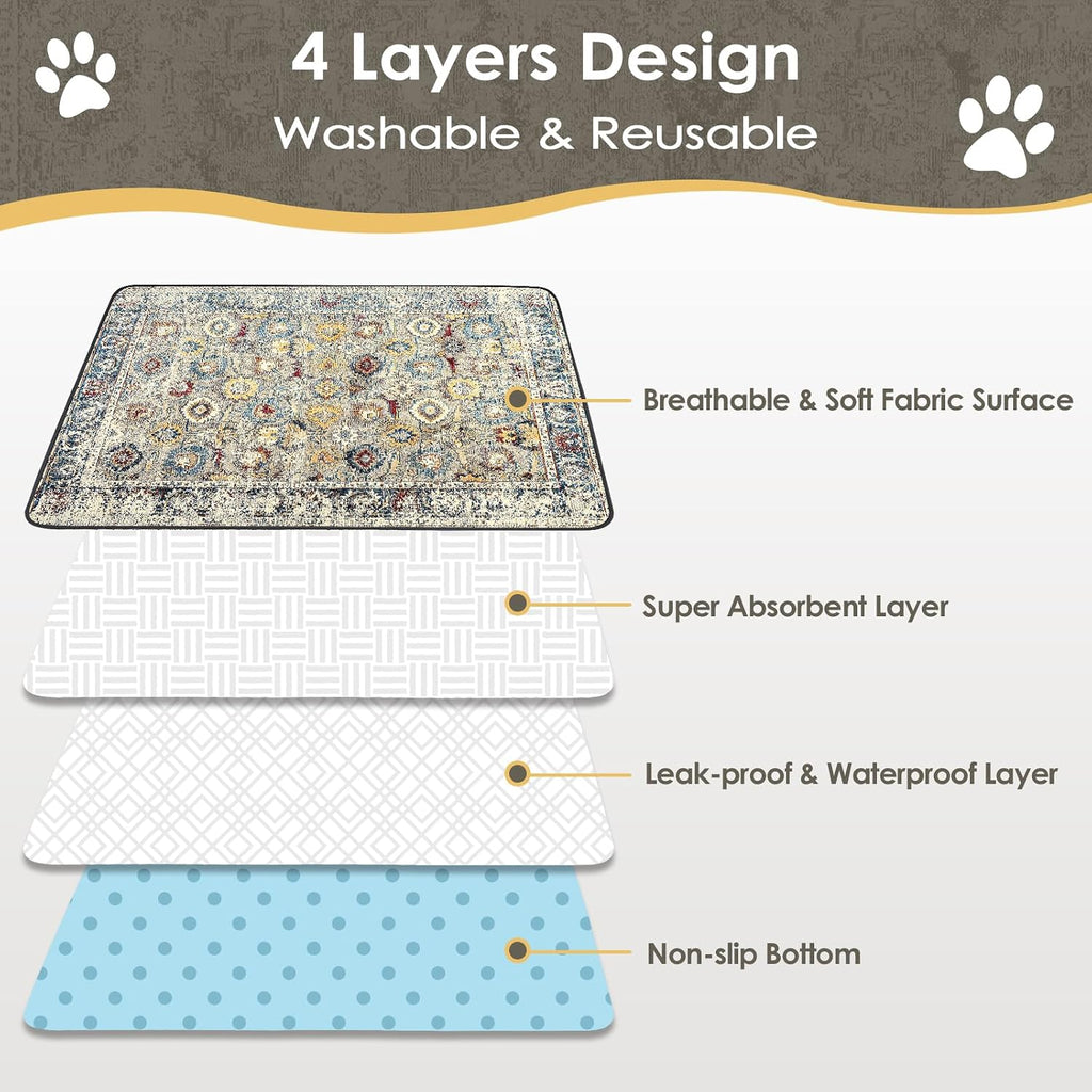 Sclose waterproof dog training mat placed inside a pet crate