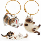 OGNWFUNK pet hair storage capsule keychain attached to a designer handbag.