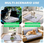 Velvopet dog pee pad inside a pet crate