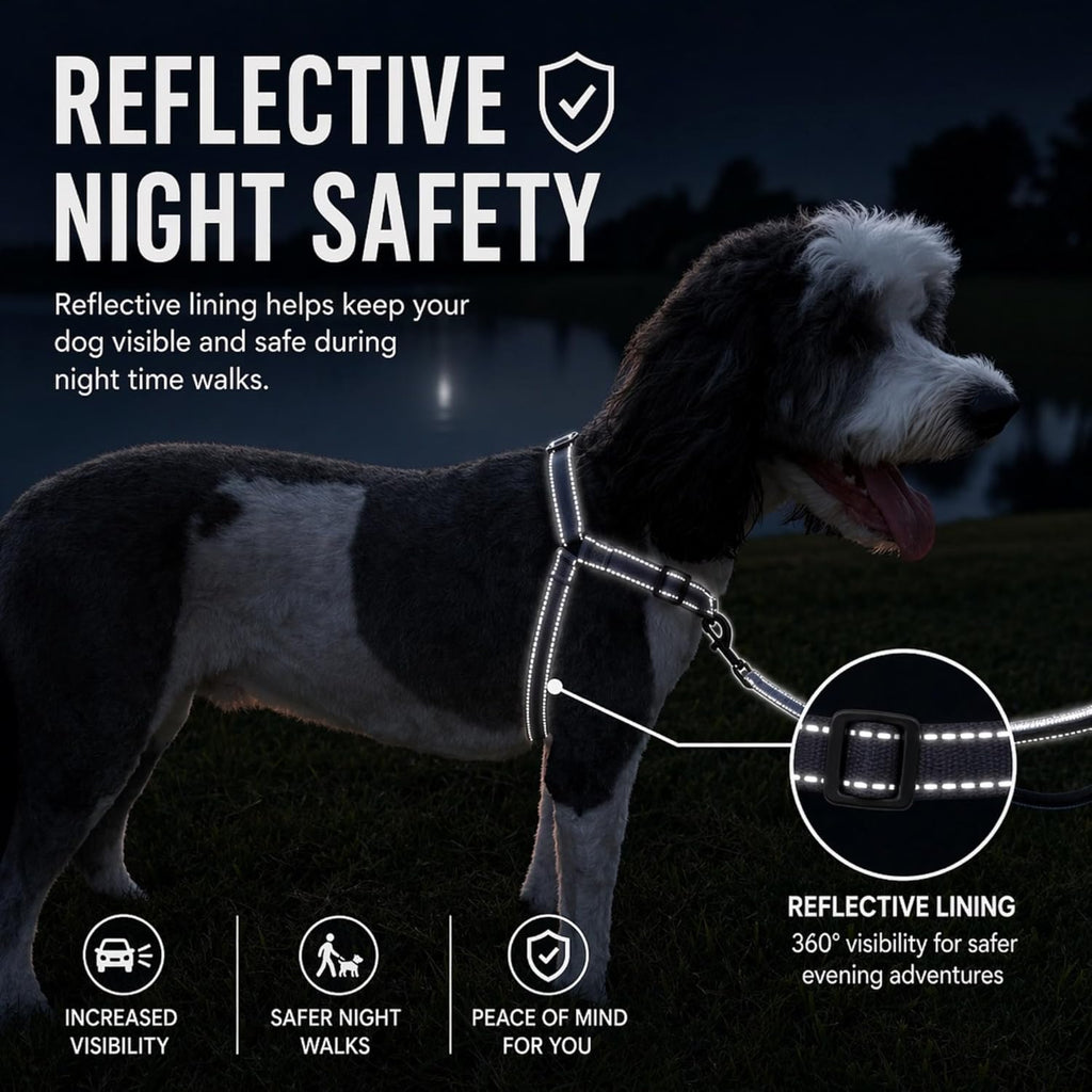 ShawnCo Dream Walk Pro Dog Harness- No-Pull, Comfortable, Adjustable, Easy to Use Pet Halter to Help Stop Pulling for Small, Medium and Large Dogs (ICY Lilac, Small) - Image 6