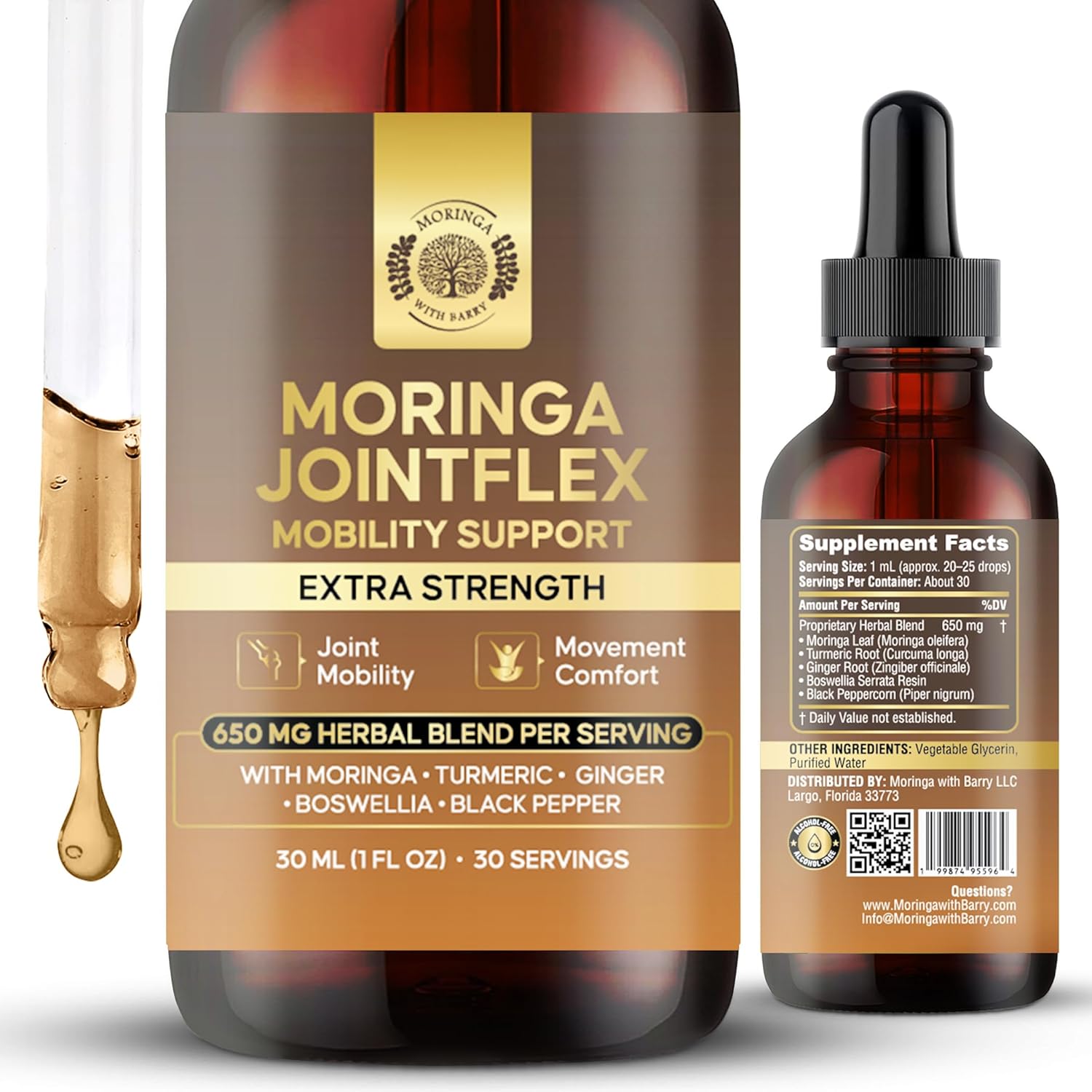 Moringa with Barry JointFlex Mobility Support Extract vitamins and supplements
