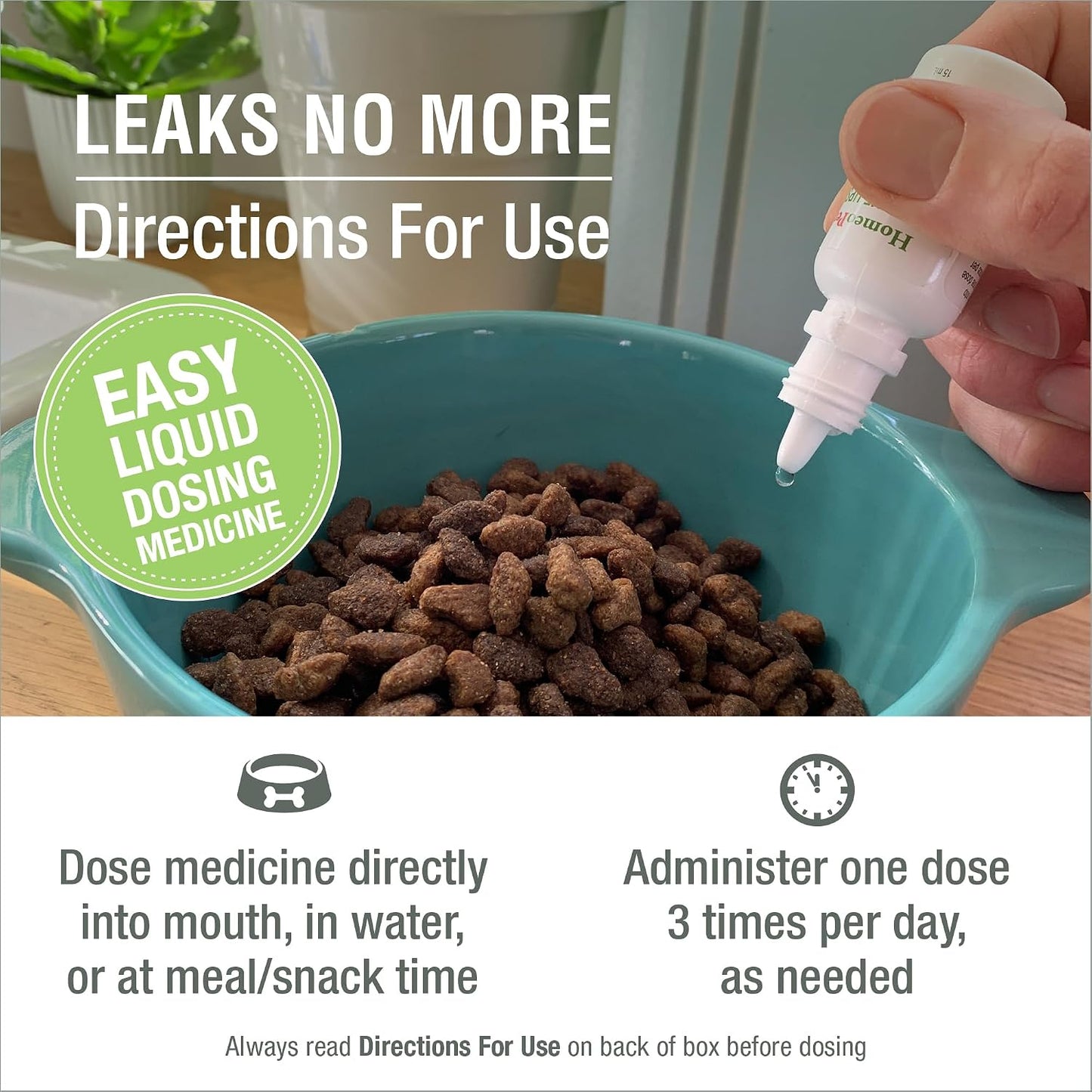 HomeoPet Leaks No More safe and gentle formula for senior dog accidental leaking