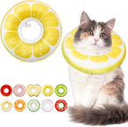 Cat Cone Collar Soft, Adjustable Cat Recovery Cone to Stop Licking, Cute Kitten Donut Collar After Surgery, Elizabethan Collars for Kittens, Lightweight Cats Neck Cones (Orange, Small) - Image 12