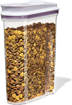 OXO Good Grips Pet POP Container - 6.0 Qt/5.7 L with Half Scoop, Ideal for up to 6.5lbs of Dog Food or 4.5lbs of Cat Food, Airtight Dog and Cat Food Storage Container, BPA Free, Clear - Image 15