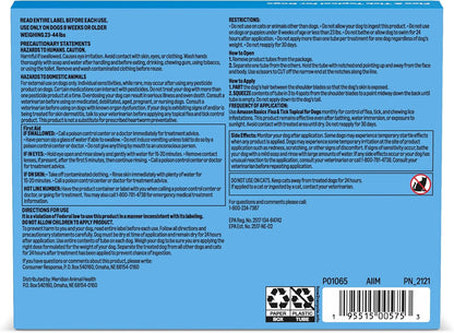 Amazon Basics Flea and Tick Topical Treatment for Medium Dogs (23-44 lbs), Fast Acting and Long Lasting, 3 Count, Packaging May Vary - Image 9