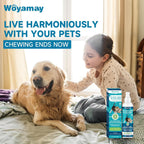 Woyamay pet care spray bottle usage illustration