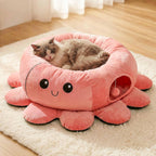 Two-step folding process of the lightweight indoor cat play tunnel