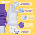 MICOOYO washable male dog diapers medium size leak proof core display