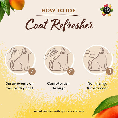 Benefits of Pet Head 3-in-1 dog coat refresher spray