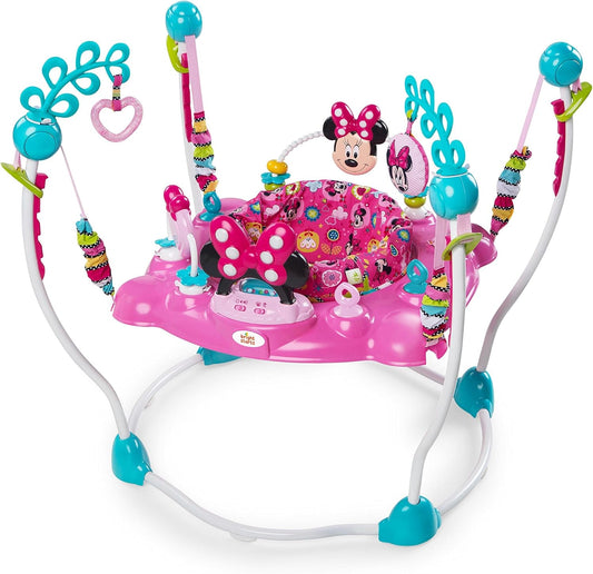 Bright Starts Disney Minnie Mouse activity jumper front view