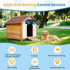 Solar Ultrasonic Dog Bark Deterrent Device, Outdoor Waterproof Anti Barking Device for Dogs with 50ft Range, Sonic Bark Deterrent for Small Medium Large Dogs for Indoor and Outside Use - Image 2