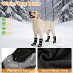 Dimicoo dog shoes with anti-slip rubber sole detail