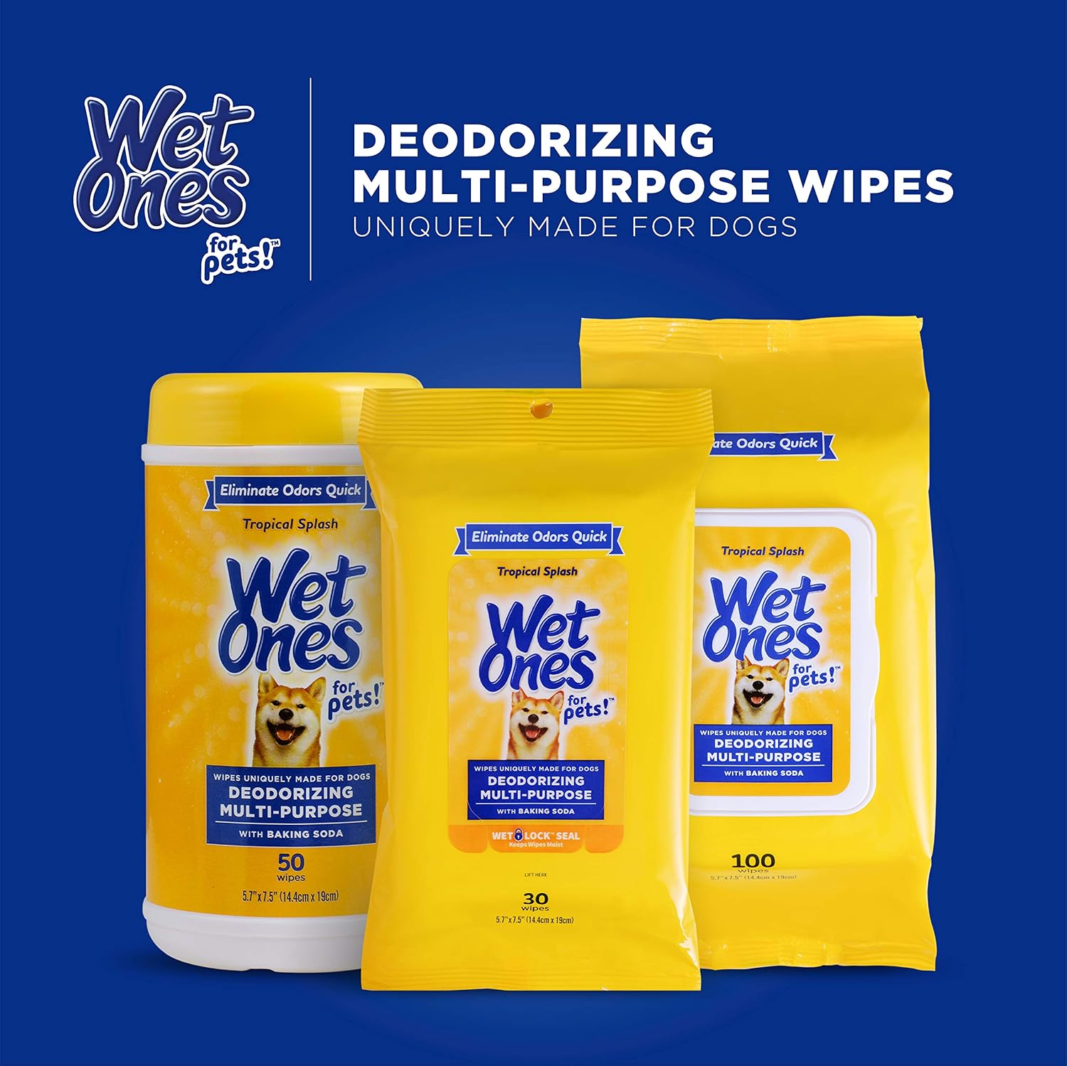 Authentic imported Wet Ones dog wipes available in India