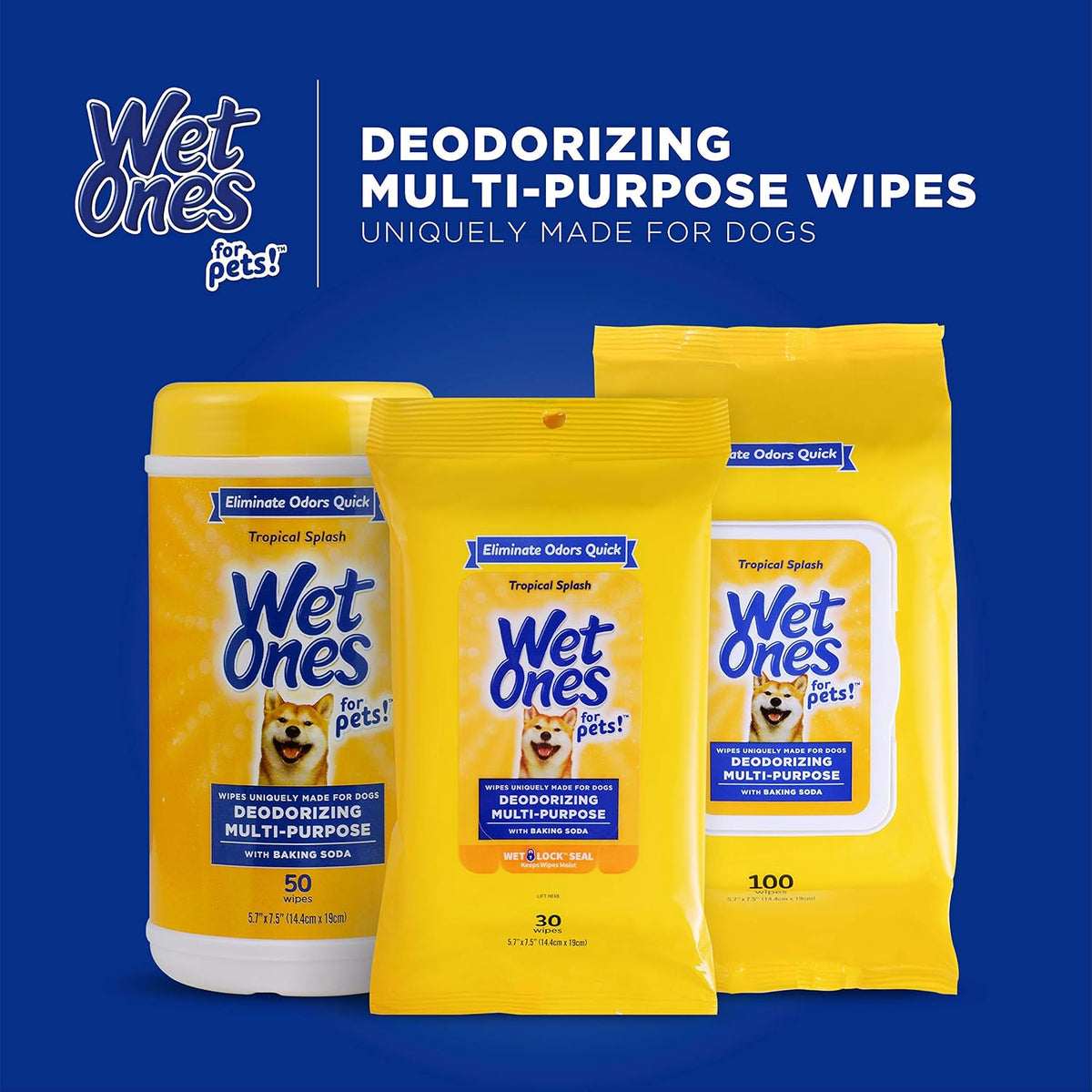 Authentic imported Wet Ones dog wipes available in India