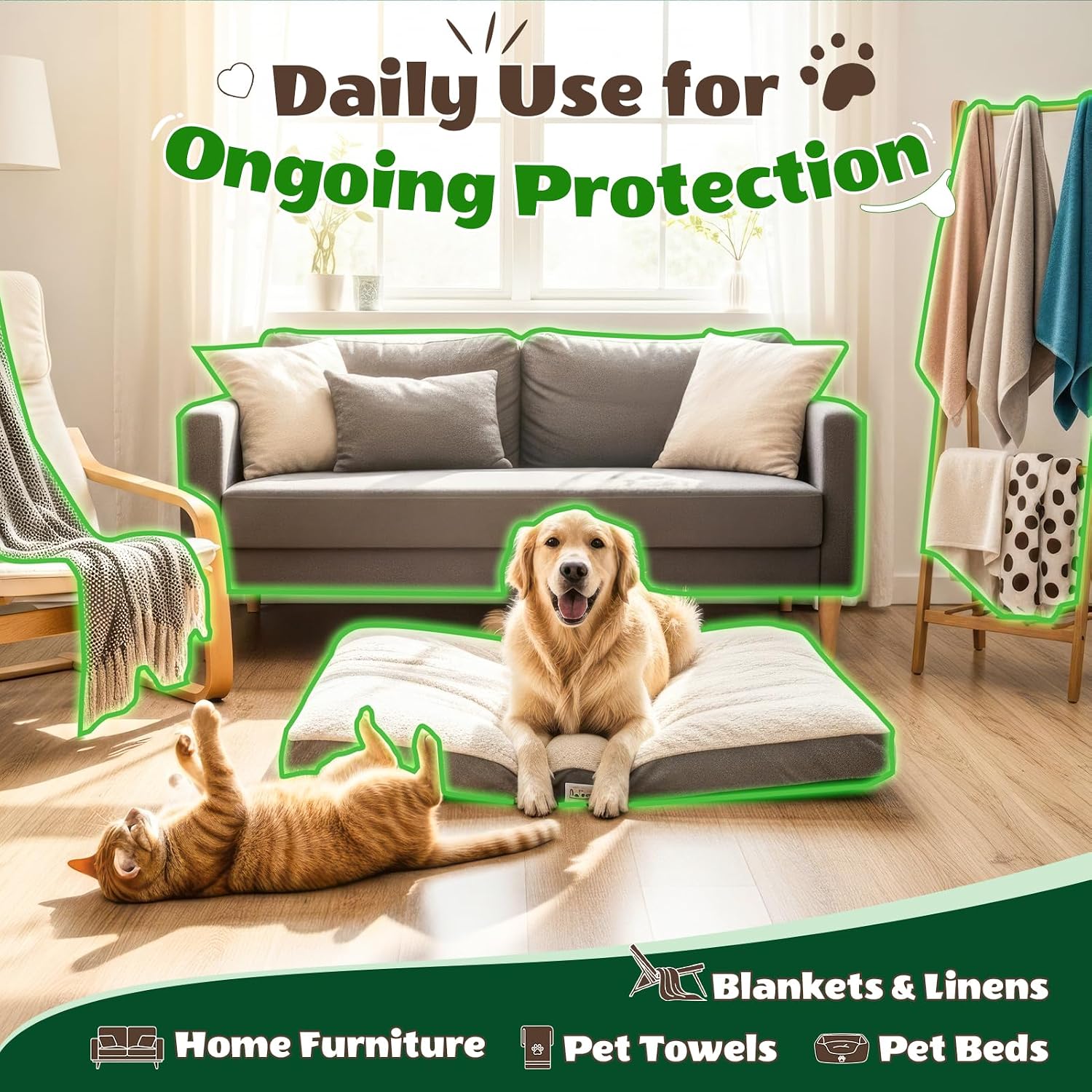 Back label of Migdracy 473 milliliter pet protector spray