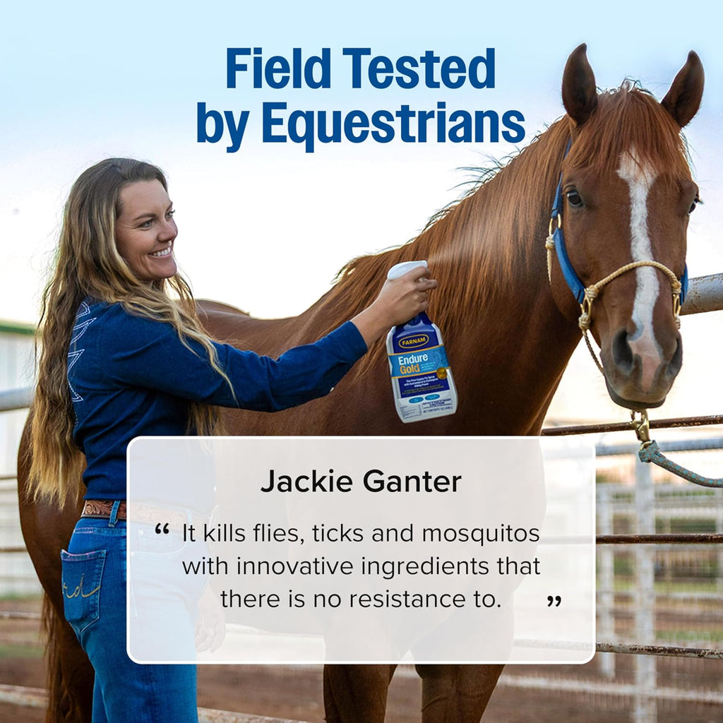 Farnam insect defense spray for horses close up view