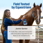 Farnam insect defense spray for horses close up view