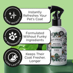 Vet recommended paraben free dog perfume spray for sensitive skin
