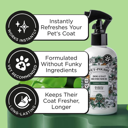 Vet recommended paraben free dog perfume spray for sensitive skin
