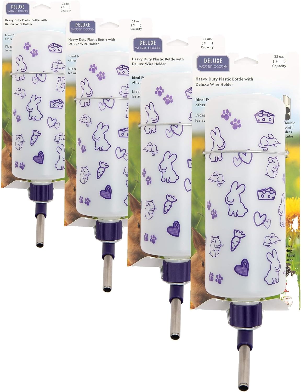 Lixit 32oz Weather Resistant Water Bottles with Heavy Duty Mount for Rabbits and Ferrets (Rabbits) - Image 10